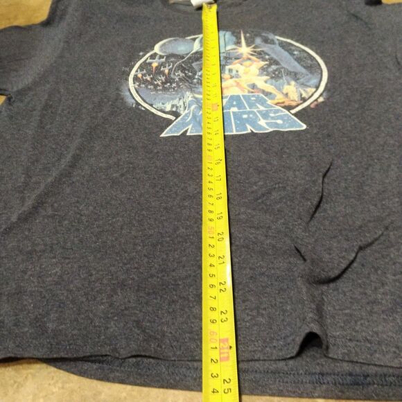 Star Wars Luke Skywalker Graphic - T-Shirt - Gray - Men's Size Large - Picture 3 of 6